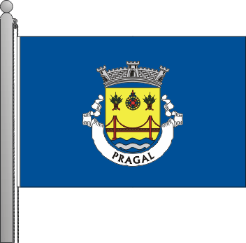 Bandeira da freguesia do Pragal