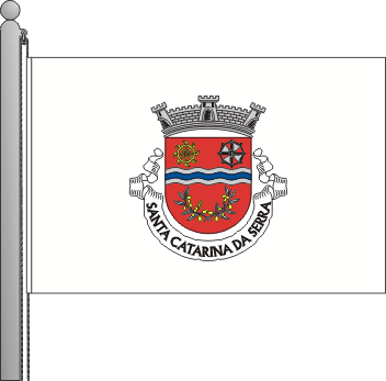 Bandeira da freguesia de Santa Catarina da Serra
