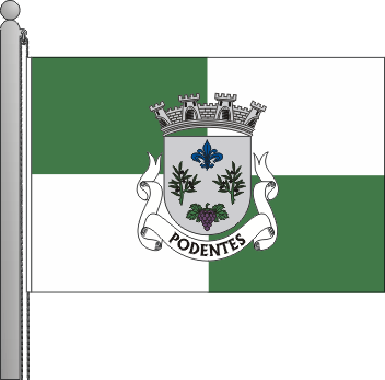 Bandeira da freguesia de Podentes