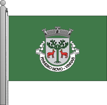 Bandeira da freguesia de Pinheiro Novo