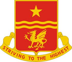 Coat of arms (crest) of 30th Field Artillery Regiment, US Army