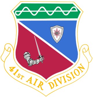 Coat of arms (crest) of the 41st Air Division, US Air Force