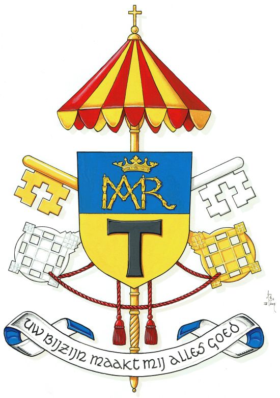 Wapen van Basiliek van de H. Franciscus van Assisi te Bolsward/Arms (crest) of Basiliek van de H. Franciscus van Assisi te Bolsward