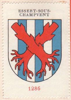 Wappen von/Blason de Essert-sous-Champvent
