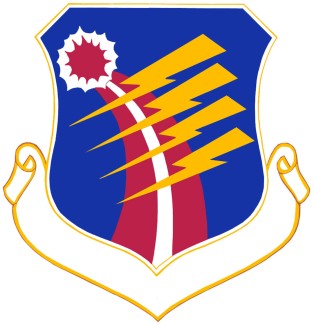 Coat of arms (crest) of the 40th Air Division, US Air Force