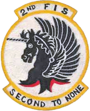 Coat of arms (crest) of the 2nd Fighter Interceptor Squadron, US Air Force
