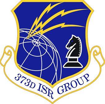 Coat of arms (crest) of the 373rd Intelligence Surveillance and Reconnaissance Group, US Air Force