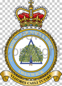Coat of arms (crest) of the Royal Air Force Unit Swanwick