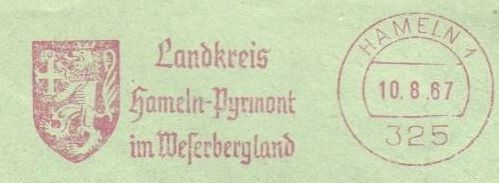 Wappen von Hameln-Pyrmont/Coat of arms (crest) of Hameln-Pyrmont