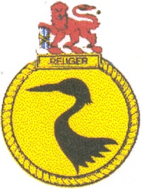 Coat of arms (crest) of the SAS Reijger, South African Navy