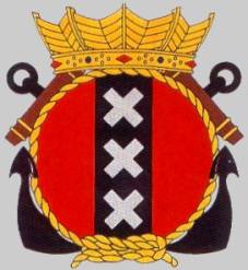 Coat of arms (crest) of the Zr.Ms. Amsterdam, Royal Netherlands Navy