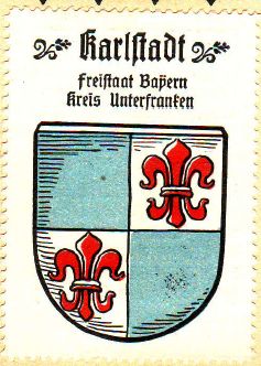 Wappen von Karlstadt/Coat of arms (crest) of Karlstadt