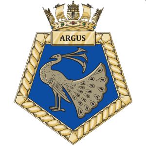 Coat of arms (crest) of the RFA Argus, United Kingdom