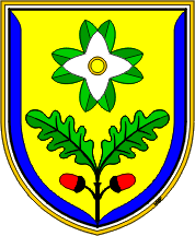 Arms of Dobrova-Polhov Gradec