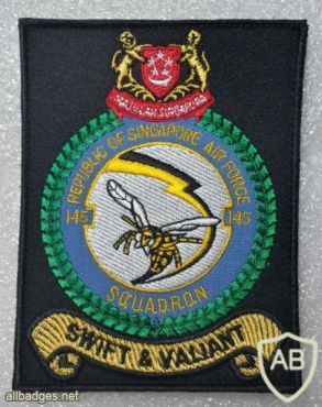Coat of arms (crest) of the No 145 Squadron, Republic of Singapore Air Force