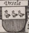 Wapen van Ursel/Arms (crest) of Ursel