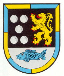 Wappen von Verbandsgemeinde Waldfischbach-Burgalben / Arms of Verbandsgemeinde Waldfischbach-Burgalben