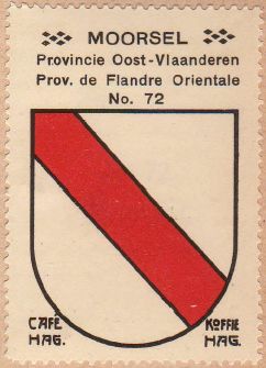 Wapen van/Blason de Moorsel