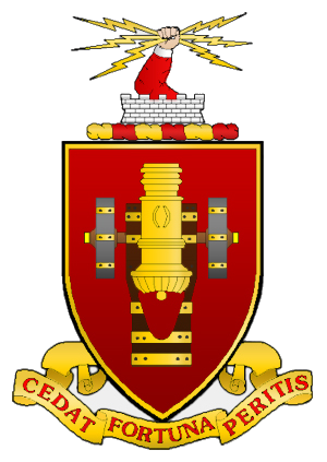 Coat of arms (crest) of the Field Artillery School, US Army