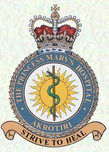 Coat of arms (crest) of the The Princess Mary's Hospital Akrotiri, Royal Air Force