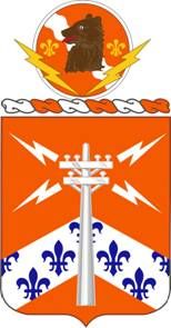 Coat of arms (crest) of 302nd Signal Battalion, US Army