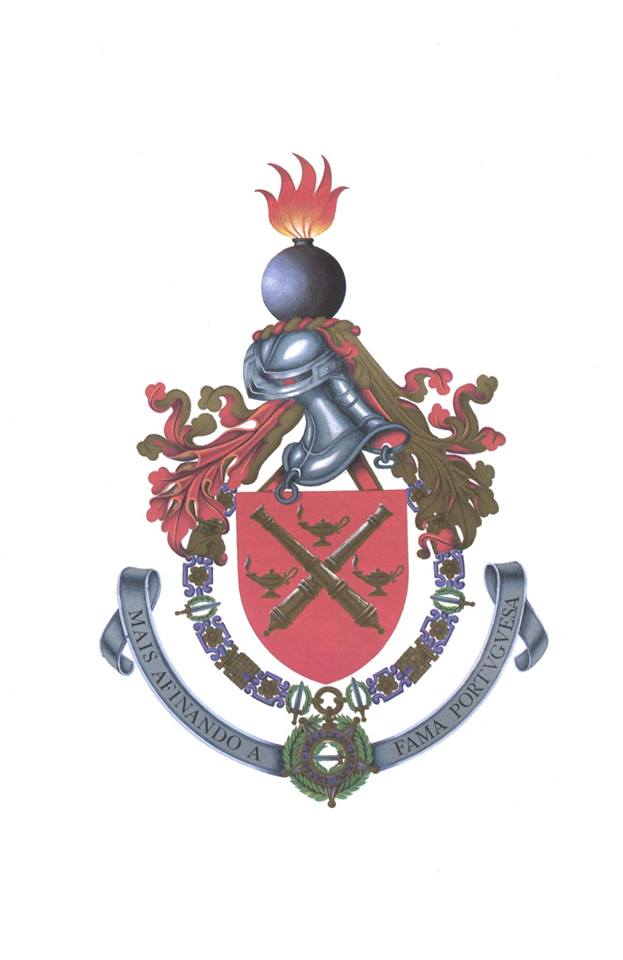 Coat of arms (crest) of the Practical Artillery School, Portuguese Army