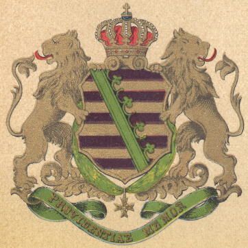 Wappen von Sachsen (Kingdom) / Arms of Sachsen (Kingdom)