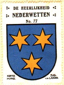 Wapen van Nederwetten/Coat of arms (crest) of Nederwetten