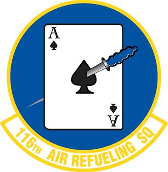 Coat of arms (crest) of the 116th Air Refueling Squadron, Washington Air National Guard