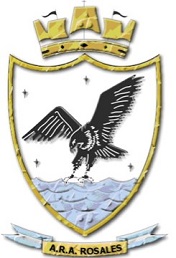 Coat of arms (crest) of the Corvette ARA Rosales (P-42), Argentine Navy