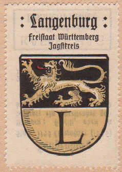 Wappen von Langenburg/Coat of arms (crest) of Langenburg