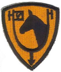 Coat of arms (crest) of the 61st Cavalry Division, US Army