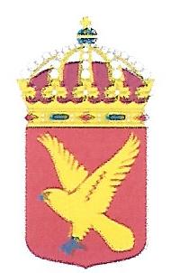 Coat of arms (crest) of the HMS Falken, Swedish Navy
