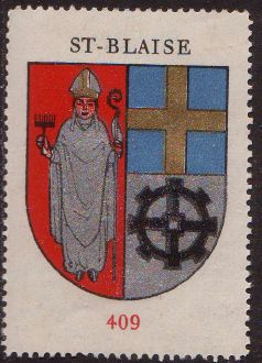 Wappen von/Blason de Saint-Blaise (Neuchâtel)