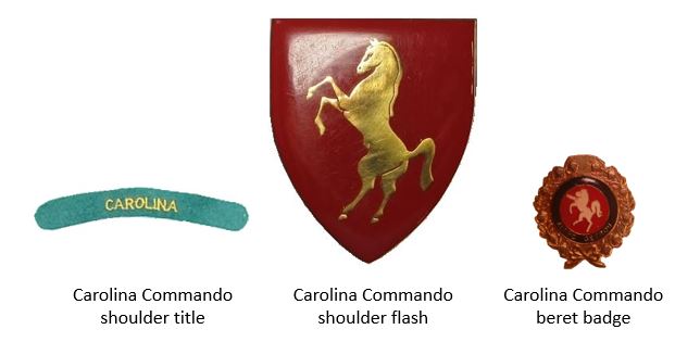 Coat of arms (crest) of the Carolina Commando, South African Army