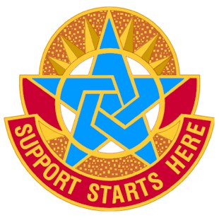 Arms of US Army Combined Arms Support Command (CASCOM)