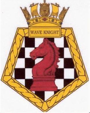 Coat of arms (crest) of the RFA Wave Knight, United Kingdom