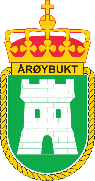 Coat of arms (crest) of the Årøbukt Fort, Norwegian Navy