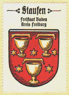 Wappen von Staufen im Breisgau/Coat of arms (crest) of Staufen im Breisgau