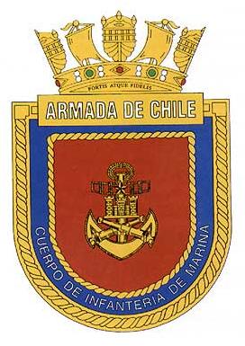 Coat of arms (crest) of the Corps of Marine Infantry, Chilean Navy