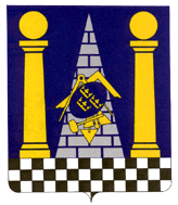 Arms of St Johanneslogen Adolf Fredrik