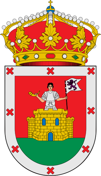 Escudo de Pobladura de Pelayo García/Arms (crest) of Pobladura de Pelayo García