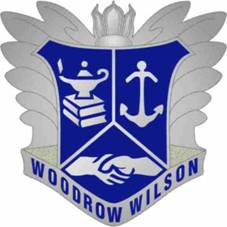 Coat of arms (crest) of Woodrow Wilson High School (Virginia) Junior Reserve Officer Training Corps, US Army