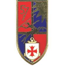 Coat of arms (crest) of the 57th Artillery Regiment, French Army
