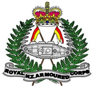 Coat of arms (crest) of the Royal New Zealand Armoured Corps