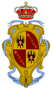 Coat of arms (crest) of 20th Cavalry Regiment Cavalleggeri di Roma, Italian Army