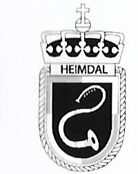 Coat of arms (crest) of the Coast Guard Vessel KV Heimdal, Norwegian Navy