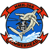 Coat of arms (crest) of the HMH-366 Hammerheads, USMC