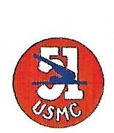 Coat of arms (crest) of the 51st Marine Defense Battalion, USMC