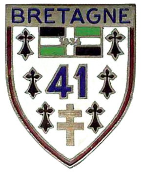 Coat of arms (crest) of the 41st Infantry Regiment, French Army